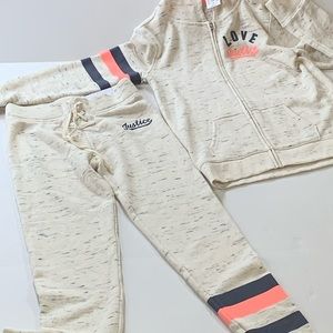New matching jogger set with hoodie!